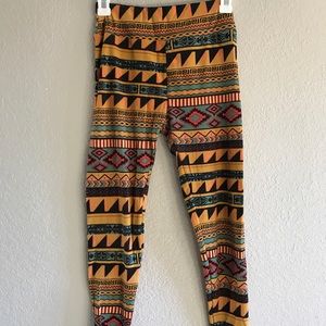 LuLaRoe Tribal Print Leggings